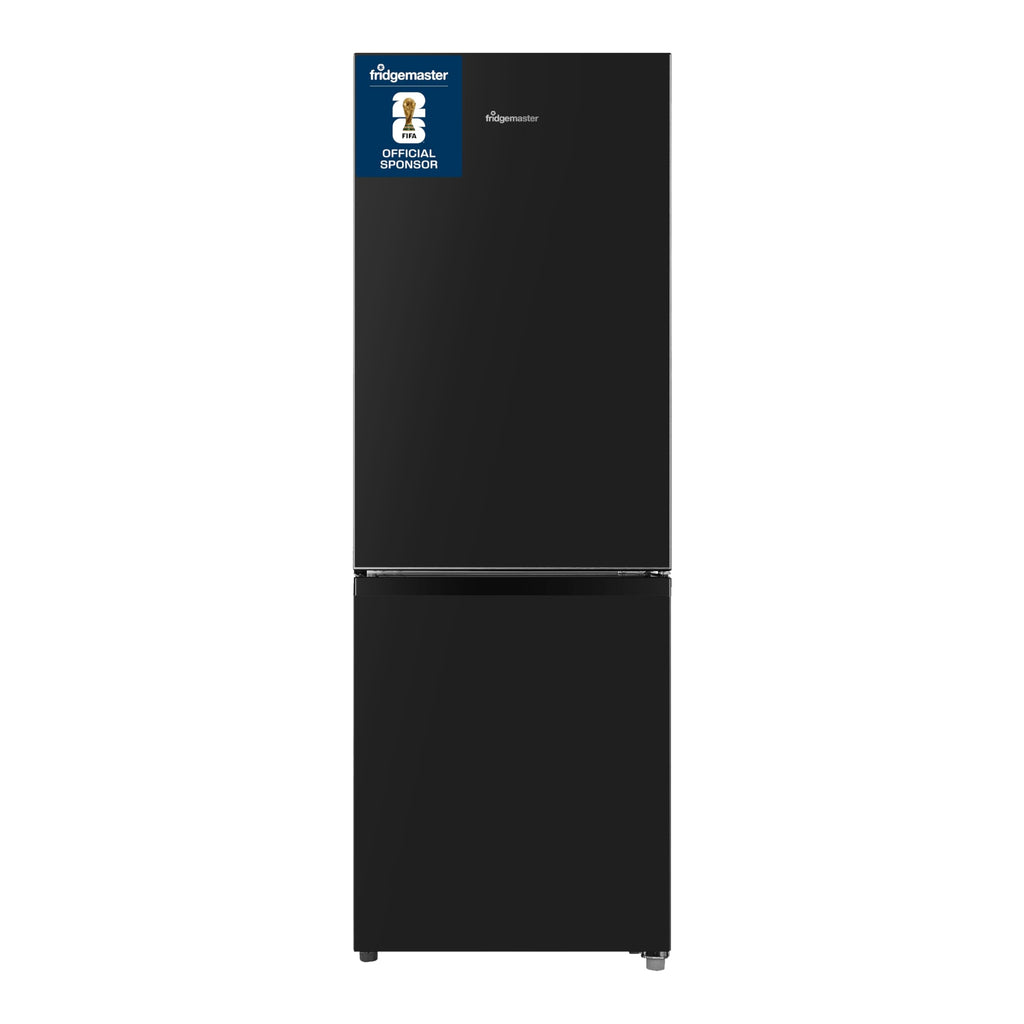 Fridgemaster MC50165EB 50cm Freestanding 60/40 Fridge Freezer - 175-litre capacity with Crisper box - Reversible Door