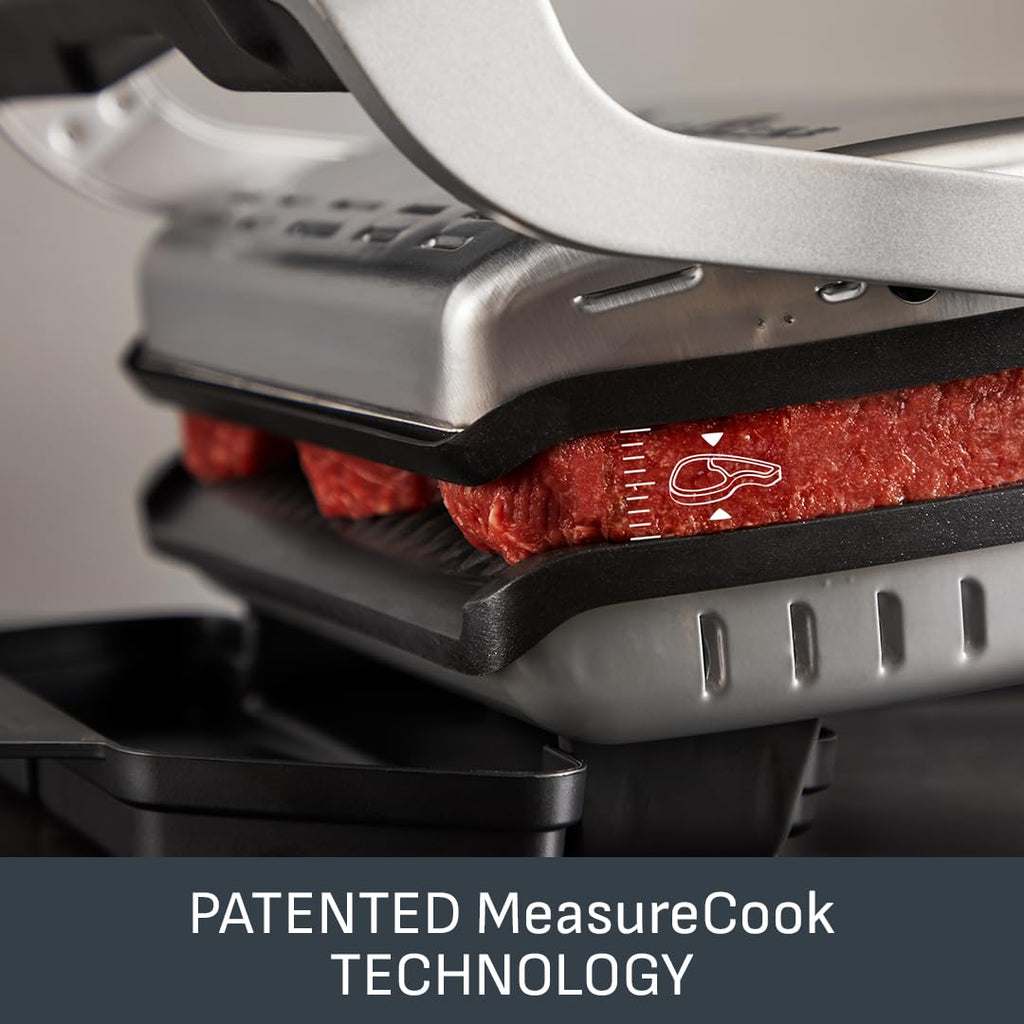 Tefal Optigrill Plus XL, 9 Cooking Programs, Measure Cook Technology, Temperature Intelligence, Removable Non-Stick Plates