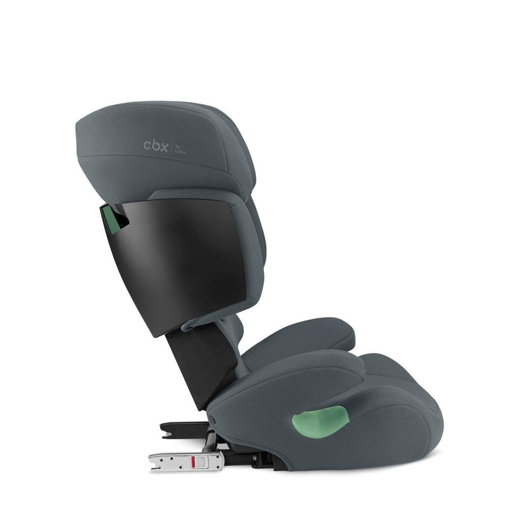 CBX by CYBEX Kinder-Autositz Solution X i-Fix, Für Autos mit und ohne ISOFIX, Ab ca. 3 bis 12 Jahre (100 - 150 cm), Ab ca. 15 bis 50 kg, Grau