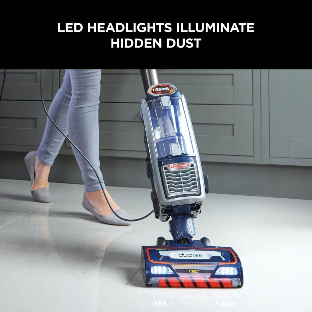 Shark Corded Upright Vacuum Cleaner,0.83L with Anti Hair Wrap Technology & DuoClean, Pet Model, Powered Lift-Away, LED Headlights