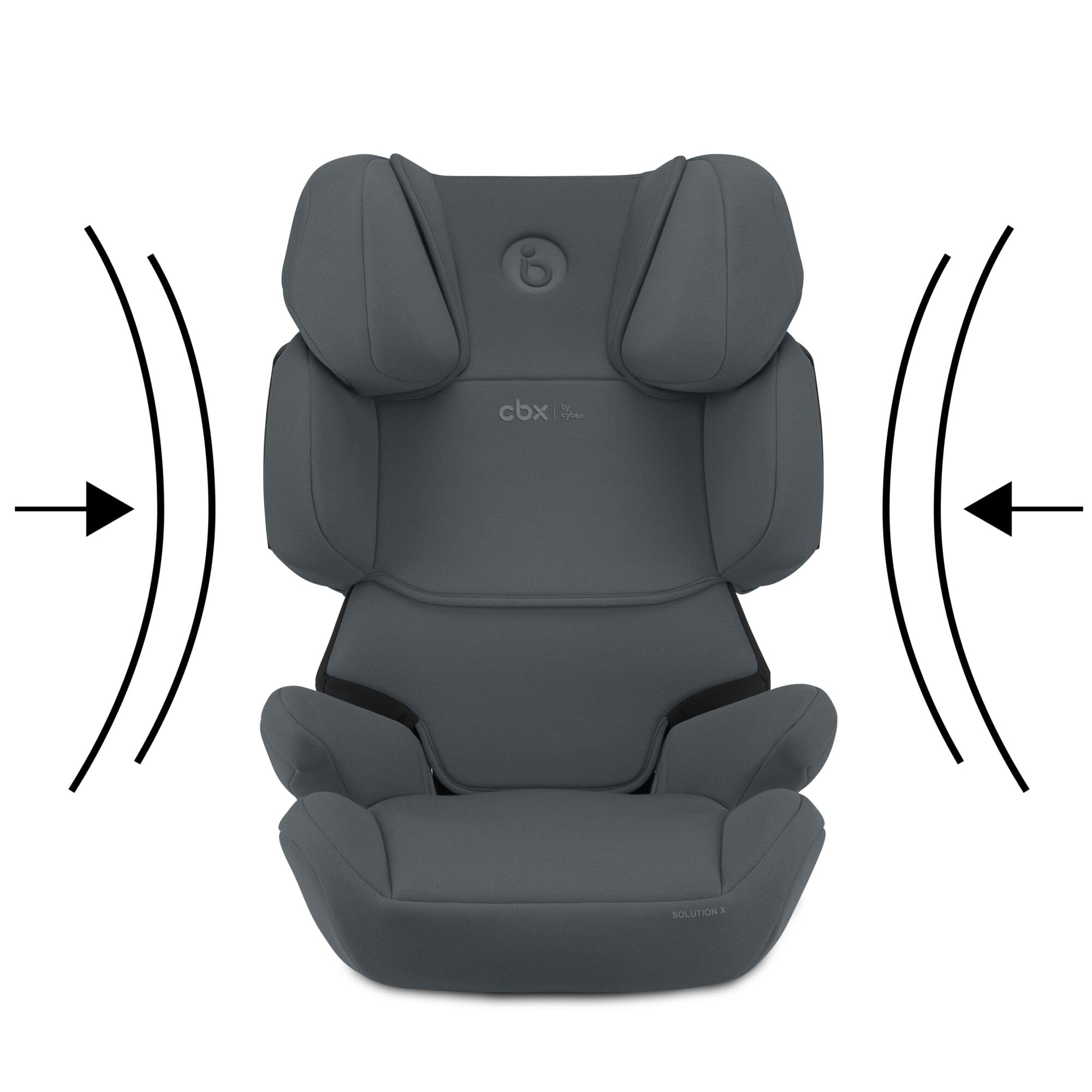 CBX by CYBEX Kinder-Autositz Solution X i-Fix, Für Autos mit und ohne ISOFIX, Ab ca. 3 bis 12 Jahre (100 - 150 cm), Ab ca. 15 bis 50 kg, Grau