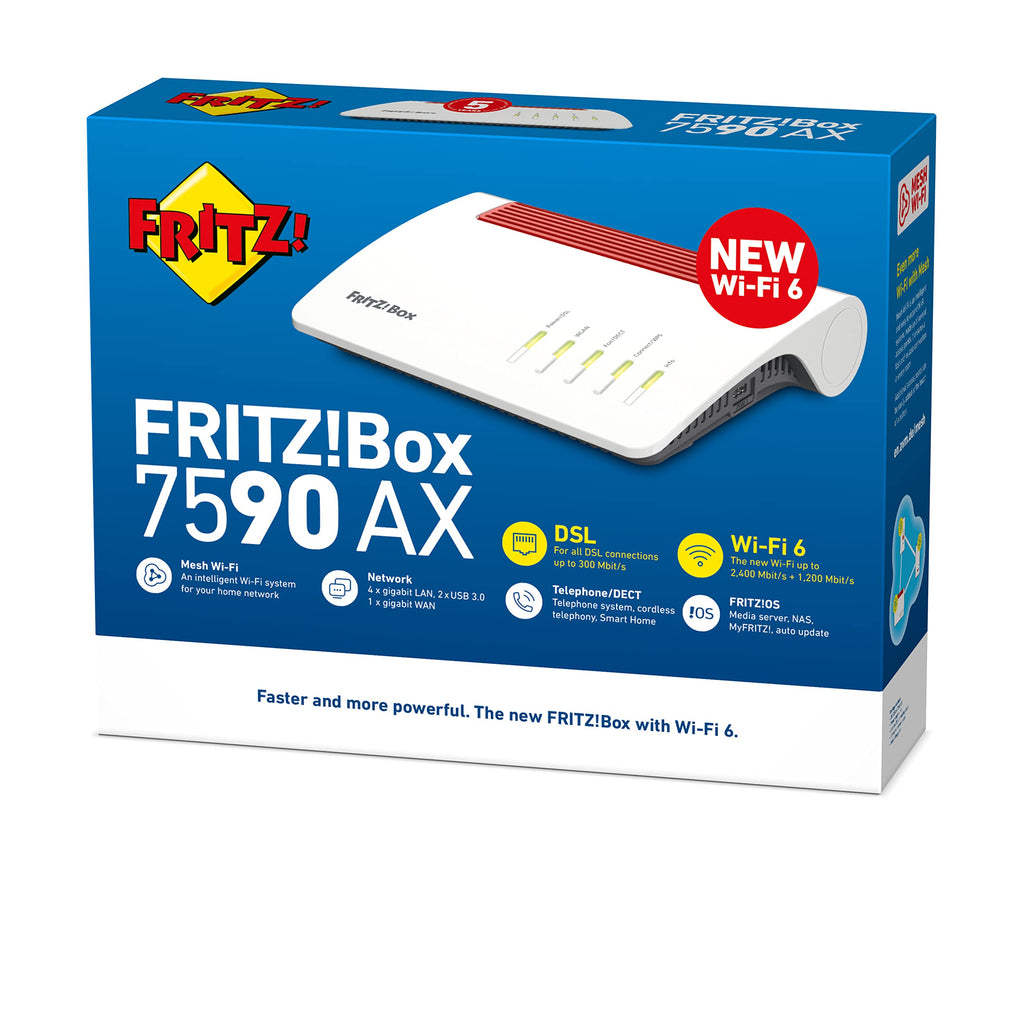 AVM FRITZ!Box 7590 AX International & FRITZ!Repeater 3000 AX