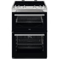 AEG 5000 Series SurroundCook Double Cavity Electric Cooker with Ceramic Hob, CCX6501ACM, Capacity 77/39L
