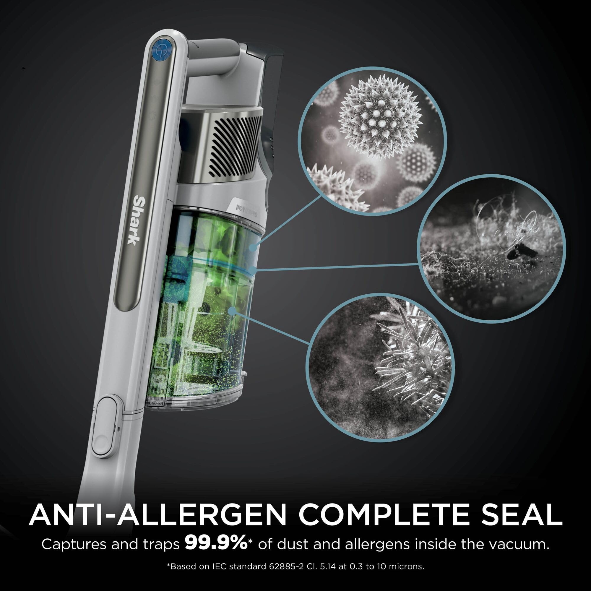 Shark PowerPro Pet Cordless Stick Vacuum Cleaner, Lightweight, Floor Detect Technology, Anti-Hair Wrap Technology