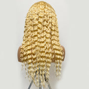 #613 Color 13×4 Lace Frontal Wig Deep Wave Wigs
