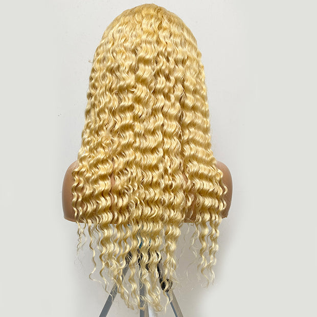 #613 Color 13×4 Lace Frontal Wig Deep Wave Wigs