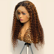 Baby Curl Highlight Hair 1b/30 Lace Frontal Wigs