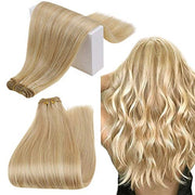 Highlight Blond Hair Extensions Human Hair Bundles
