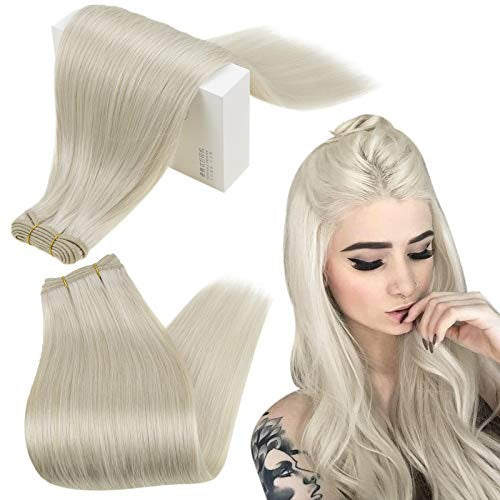 Highlight Blond Hair Extensions Human Hair Bundles
