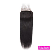 Straight Omber Lace Closure Natural Color/ #2/ #4/ 1b/4/27 /1b/27 1b/99j 100% Remy Human Hair Closure "8-20"