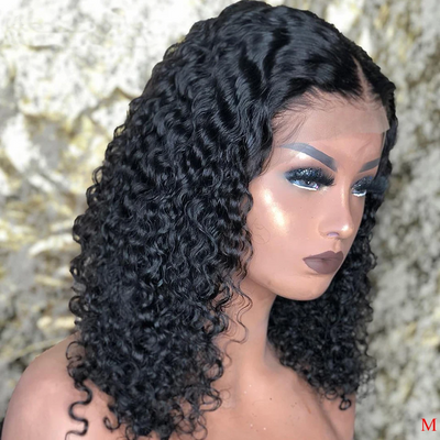 Lace Frontal Water Wave Human Hair Wig (180 Density)