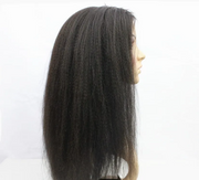 100% Human Hair Afro kinky Yaki Straight Full lace wigs