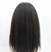 100% Human Hair Afro kinky Yaki Straight Full lace wigs