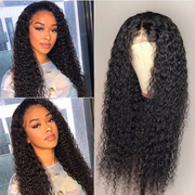Lace Frontal Water Wave Human Hair Wig (180 Density)