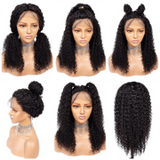 Lace Frontal Water Wave Human Hair Wig (180 Density)