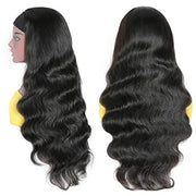 Body Wave Human Hair Wigs Headband Wig (150 Density)