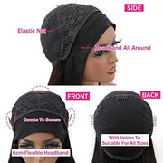 Body Wave Human Hair Wigs Headband Wig (150 Density)