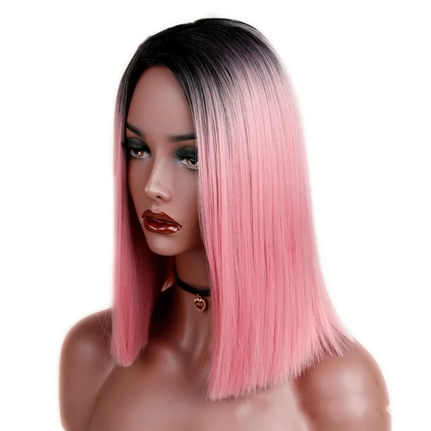 Human Hair Bob T Lace Front Wig Inch Straight (150% Density)