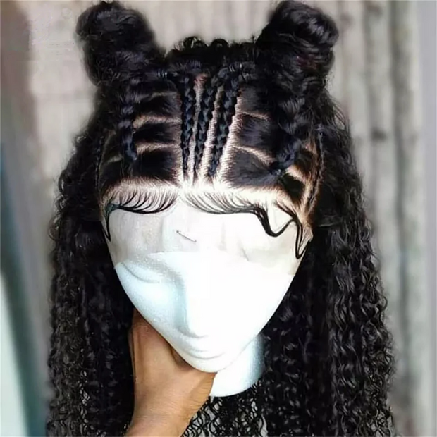 Lace Frontal Water Wave Human Hair Wig (180 Density)