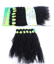 Quick weave 6pcs human hair bundles curly virgin hair