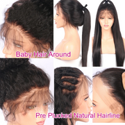 Natural Curly Virgin Human Hair Wigs
