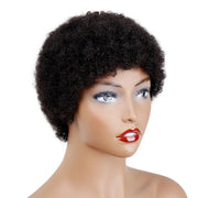 Afro Wigs Human Hair Wigs Classic Cap Wigs