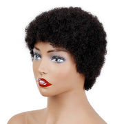 Afro Wigs Human Hair Wigs Classic Cap Wigs