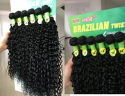 Quick weave 6pcs human hair bundles curly virgin hair