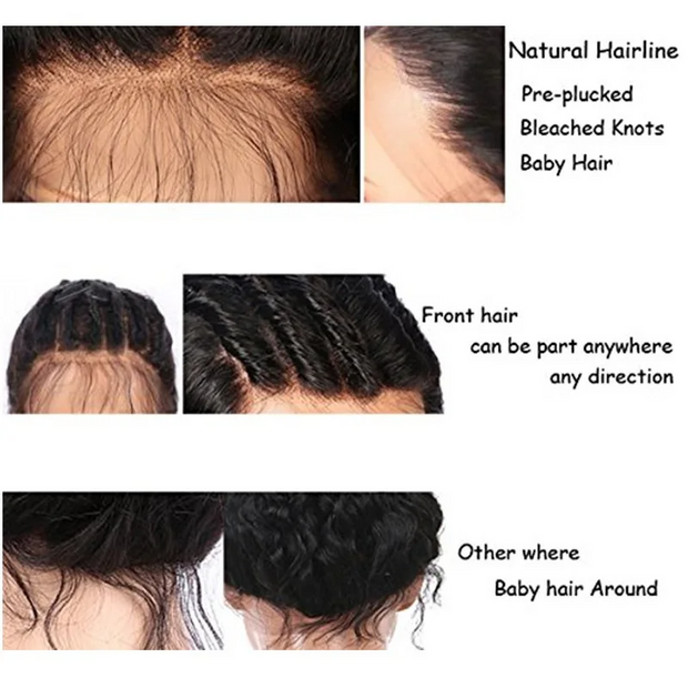 Peruvian Virgin Natural Wave Full Lace /Lace Front Wigs (150 Density)