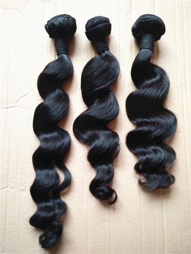 Brazilian Loose Wave Human Hair 3bundles