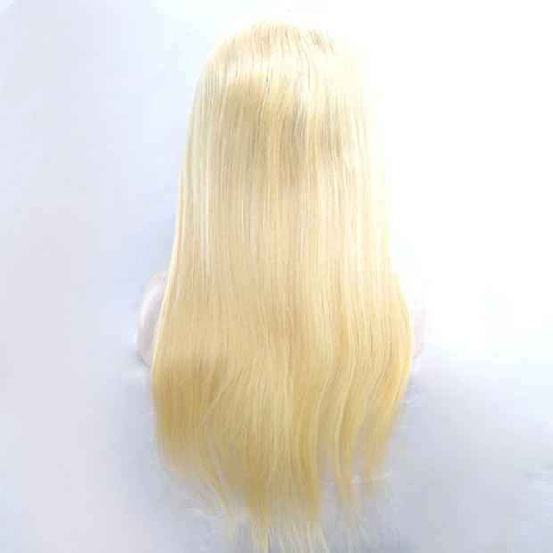 Russian Straight 613 Light Blonde Full Lace Wigs Human Hair Wigs