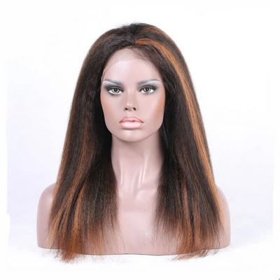 Loose Curl Full Lace Front Wig Bayalage Color 4/27/613 Highlight