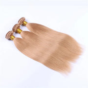 27 honey blonde peruvian human hair bundles Silk Straight 3bundles