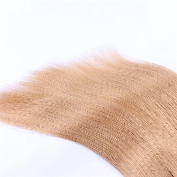 27 honey blonde peruvian human hair bundles Silk Straight 3bundles