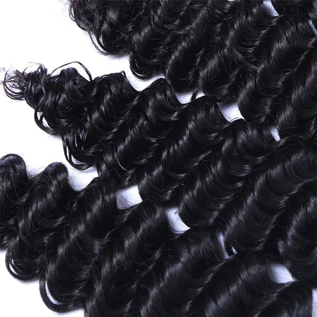 Brazilian Deep Wave Virgin Hair Human Hair Bundles 3Bundles /Lot