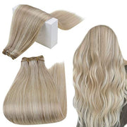Highlight Blond Hair Extensions Human Hair Bundles