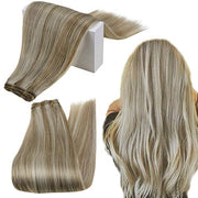 Highlight Blond Hair Extensions Human Hair Bundles