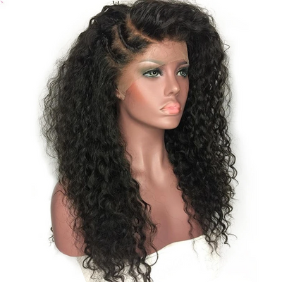 Natural Curly Virgin Human Hair Wigs