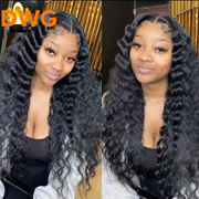 Loose Deep HD 13x6 Curly Lace Front Human Hair Wigs