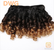 DWG Malaysian Loose Bouncy Curly Human Hair Bundles