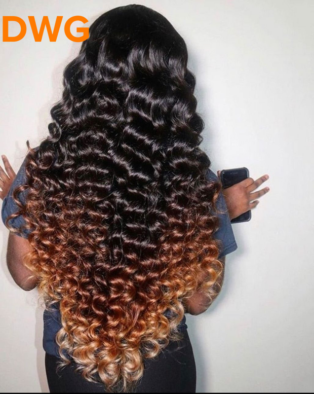 Loose Deep HD 13x6 Curly Lace Front Human Hair Wigs