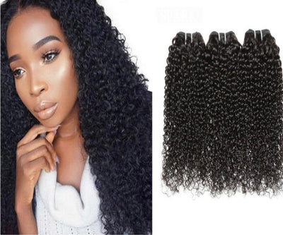 Afro Kinky Curly Ombre Mongolian 100% Human Hair Bundles
