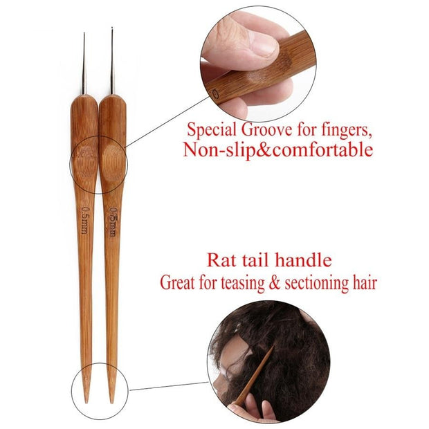 Crochet Hook Hair Weaving Needle