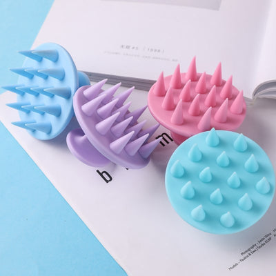 Silicone Shampoo Scalp Hair Comb