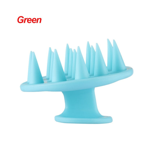 Silicone Shampoo Scalp Hair Comb