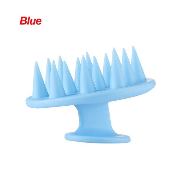 Silicone Shampoo Scalp Hair Comb