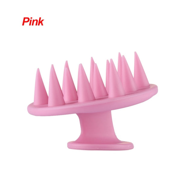 Silicone Shampoo Scalp Hair Comb