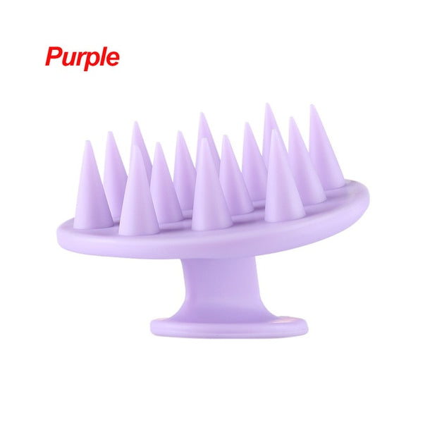 Silicone Shampoo Scalp Hair Comb