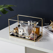 360 Degree Rotation Transparent Cosmetics Organizer
