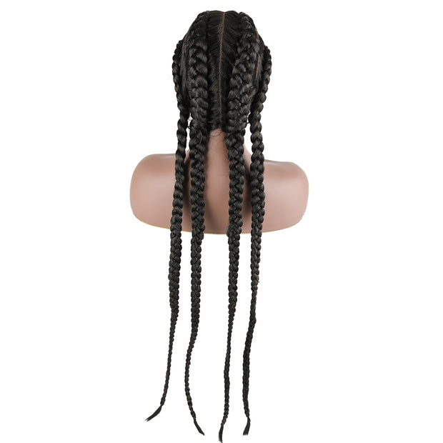 Box Braid Synthetic Lace Front Wigs